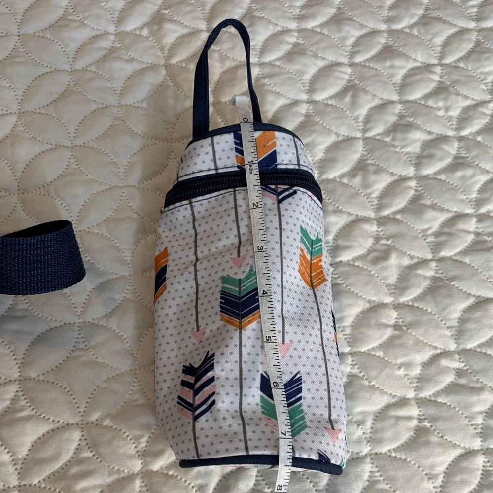 Colorful Arrow Print Kids Bag Set with Bottle Holder NWOT Med Size